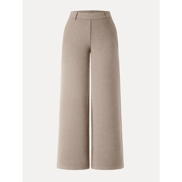 OGL Pants - OGL FuzzLuxe Stretchy Mid Rise Straight Leg Pull-on Pants with Pockets SIZE M